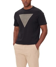 GUESS TRIANGLE LOGO Kurzarm-T-Shirt mit normaler Passform - Herren-T-Shirts