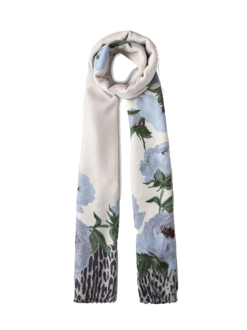 LIUJO ANIMALIER Bedruckter Schal heller Denim - Schals