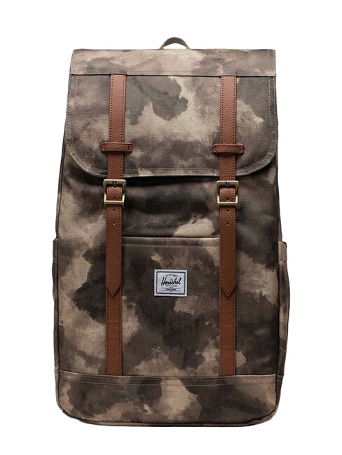 HERSCHEL RETREAT Rucksack in Tarnfarbe lackiert - Rucksäcke für Schule &amp; Freizeit