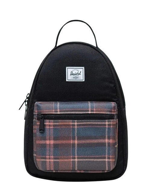 HERSCHEL NOVA Rucksack schwarzes Winterkaro - Rucksäcke für Schule &amp; Freizeit
