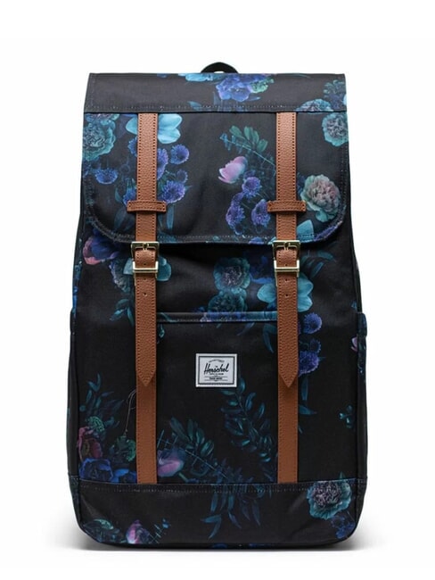 HERSCHEL RETREAT Rucksack Abends blumig - Rucksäcke für Schule &amp; Freizeit