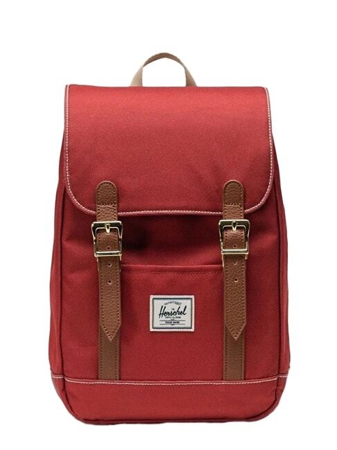HERSCHEL RETREAT MINI Rucksack roter Ocker/weißer Stich - Rucksäcke für Schule &amp; Freizeit