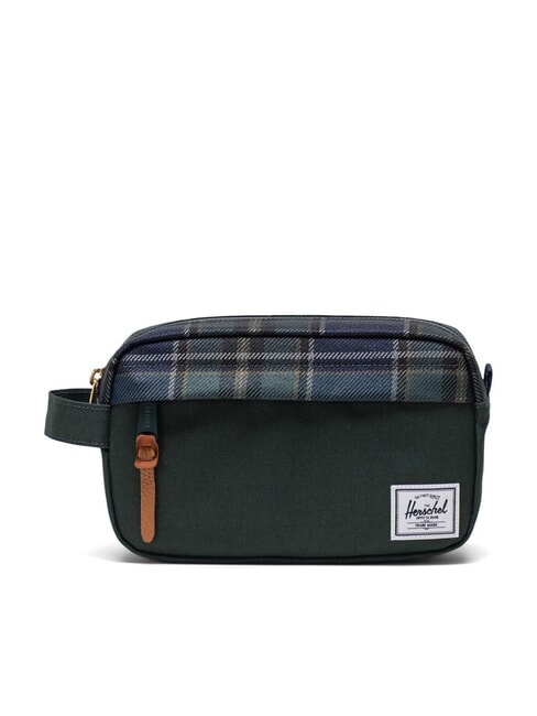 HERSCHEL CHAPTER Kosmetikkoffer Dunkelstes Fichten-Winterplaid - Beauty-Case