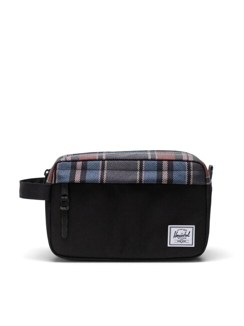 HERSCHEL CHAPTER Reiseschönheit schwarzes Winterkaro - Beauty-Case