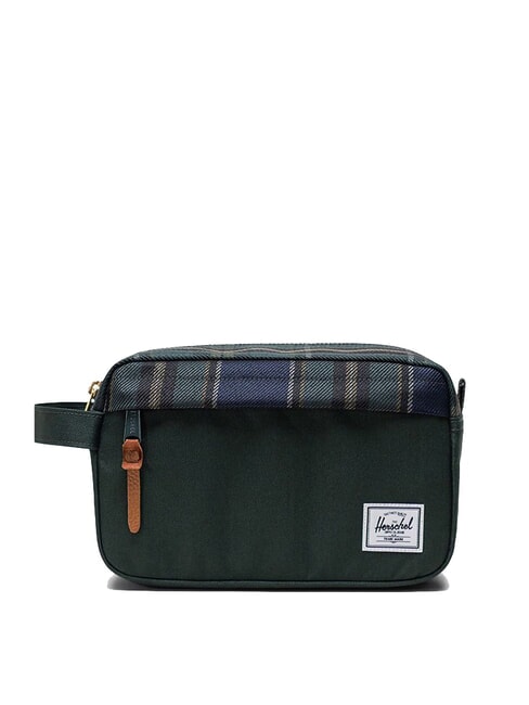 HERSCHEL CHAPTER Reiseschönheit Dunkelstes Fichten-Winterplaid - Beauty-Case