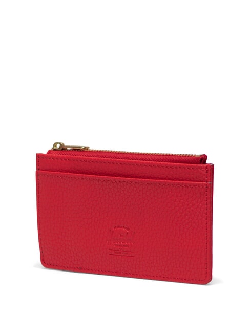 HERSCHEL OSCAR Flaches Kartenetui mit Reißverschluss Sauce - Brieftaschen Damen
