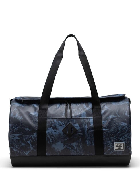 HERSCHEL HERITAGE Große Reisetasche mit Schultergurt stahlblaues Schiefergestein - Reisetaschen