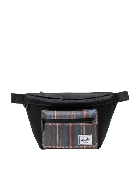 HERSCHEL POP QUIZ Gürteltasche mit Tasche schwarzes Winterkaro - Hüfttaschen