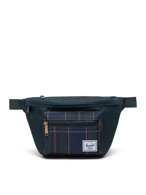 HERSCHEL POP QUIZ Gürteltasche mit Tasche Dunkelstes Fichten-Winterplaid - Hüfttaschen