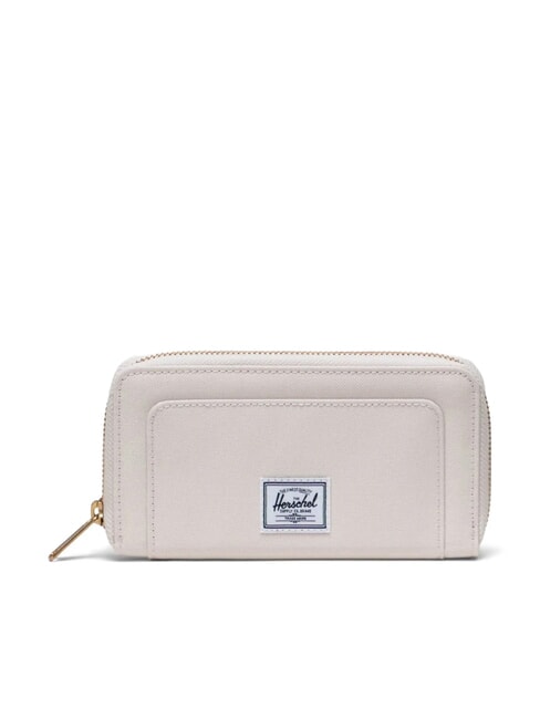 HERSCHEL THOMAS Mittelgroße Geldbörse mit Rundum-Reißverschluss Weißkappe grau - Brieftaschen Damen
