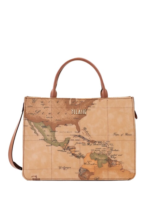 ALVIERO MARTINI PRIMA CLASSE GEO CLASSIC Handtasche mit Schultergurt NATÜRLICH - Damentaschen