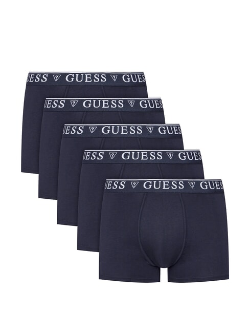 GUESS LOGO CLASSIC 5 mehrfarbige Boxershorts smartblue - Herrenslip