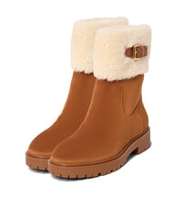 RALPH LAUREN ALLYSON Stiefeletten aus Schaffell und Wildleder Lauren Tan2 - Damenschuhe - 1