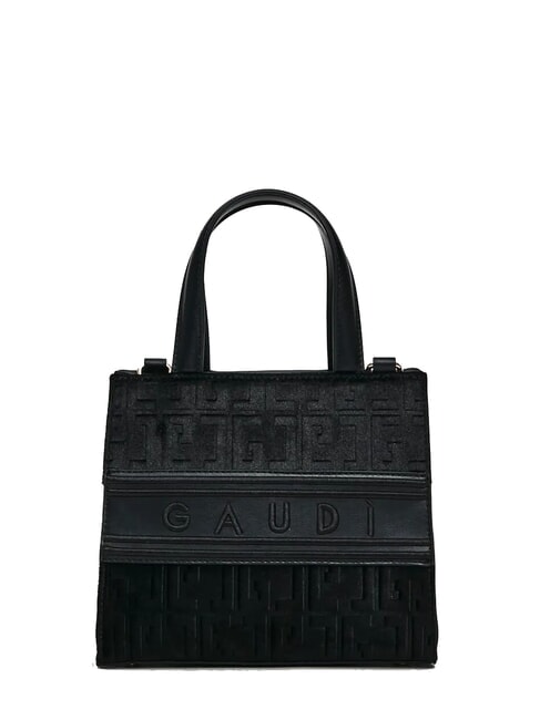 GAUDÌ ADA VELUR S Kleine Tasche mit Samteinsätzen SCHWARZ - Damentaschen