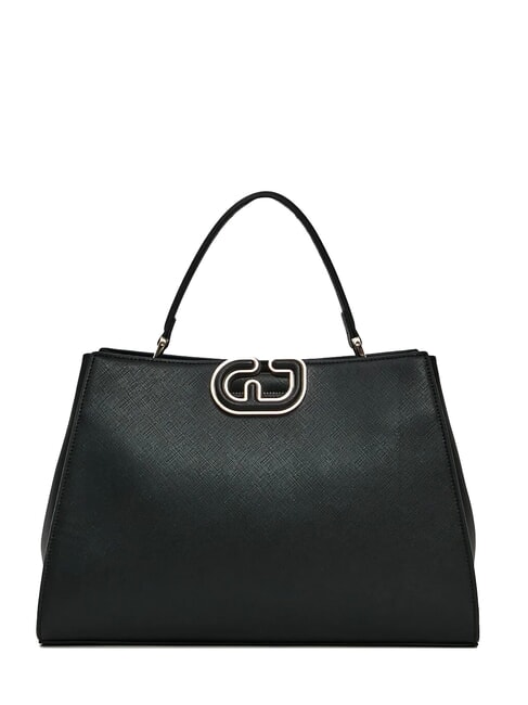 GAUDÌ DEMY WINTER L Handtasche mit Schultergurt aus Saffianoleder SCHWARZ - Damentaschen