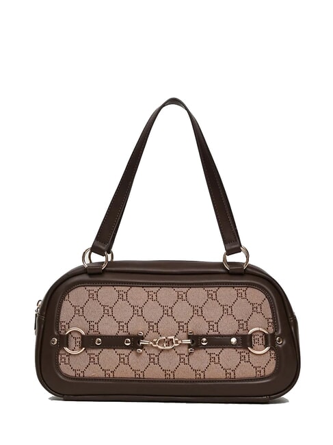 GAUDÌ NEW DIAZ Tasche mit Henkel oben und Jacquard-Logo bräunen - Damentaschen
