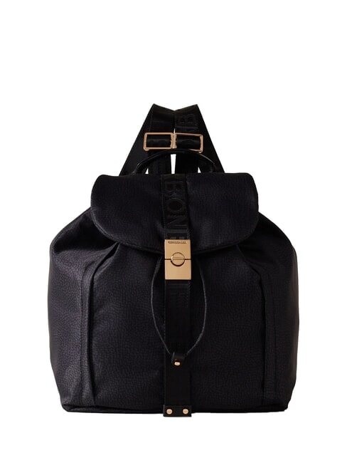 BORBONESE FOLD  Mittelgroßer Rucksack dunkles Schwarz - Damentaschen