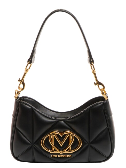 LOVE MOSCHINO EMBOSSED Umhängetasche, mit Schultergurt Schwarz - Damentaschen