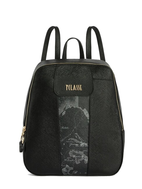ALVIERO MARTINI PRIMA CLASSE WINDY CITY Rucksack mit Geo Dark-Einsatz Schwarz - Damentaschen