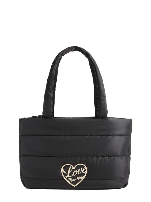 LOVE MOSCHINO AIR WAVE Gepolsterte Einkaufstasche Schwarz - Damentaschen
