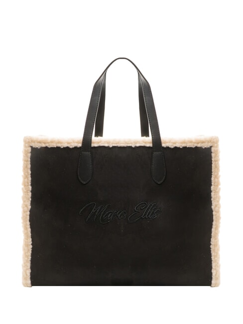 MARC ELLIS SHERPA Große Handtasche mit Schultergurt Schwarz - Damentaschen