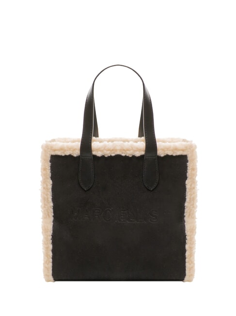 MARC ELLIS SHERPA Mittelgroße Handtasche mit Schultergurt Schwarz - Damentaschen