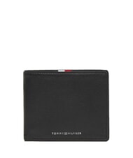 TOMMY HILFIGER TH CORP Kleine Lederbrieftasche Schwarz - Brieftaschen Herren - 1