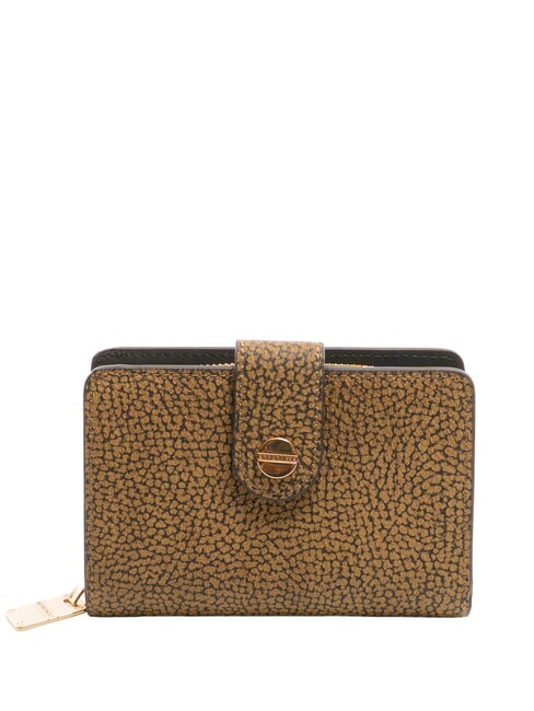 BORBONESE VITE COATED OP  Kleine Geldbörse natur op / schwarz - Brieftaschen Damen