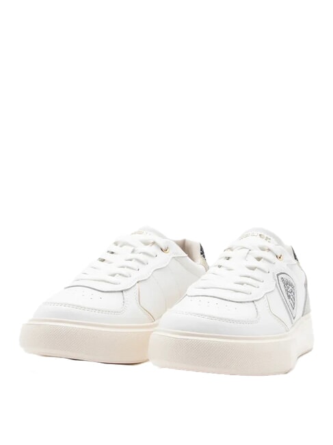 BLAUER VENUS Glitzer-Sneaker weiß/schwarz - Damenschuhe
