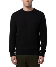 NORTH SAILS N|S Rundhalspullover mit Waffelmuster - Herrenpullover