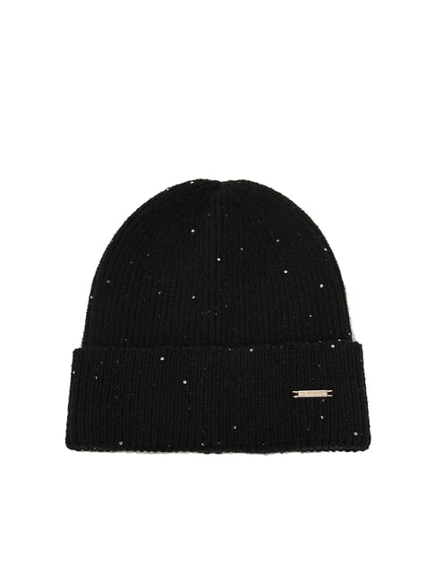 GAUDÌ ESTELLE Pailletten-Beanie-Mütze SCHWARZ - Mützen/Hüte