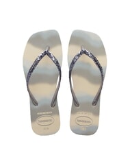 HAVAIANAS STYLESLIM SQUARE GLITTER Quadratische Flip-Flops - Damenschuhe
