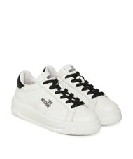 LOVE MOSCHINO ECLIPSE50 Leder-Sneakers wei&szlig; schwarz - Damenschuhe - 1