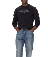 GUESS BASIC Sweatshirt mit Rundhalsausschnitt jetbla - Sweatshirts Herren - 1