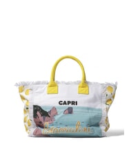 BRACCIALINI SUMMER Canvas-Tragetasche mit Aufdruck - Damentaschen