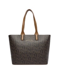MARIO VALENTINO REGINA RE Umh&auml;nge-Shoppingtasche mit Allover-Logo - Damentaschen