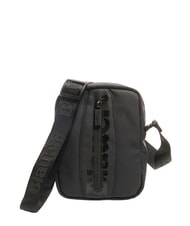 BLAUER SPLASH Gl&auml;nzende Logotasche SCHWARZ - Umh&auml;ngetaschen Herren - 1