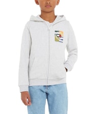 TOMMY HILFIGER TH KIDS Kapuzenjacke mit durchgehendem Rei&szlig;verschluss - Sweatshirts Kinder