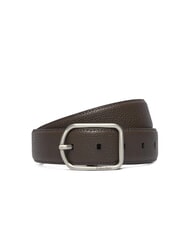 CALVIN KLEIN CLASSIC ROUND G&uuml;rtel aus geh&auml;mmertem Leder - G&uuml;rtel