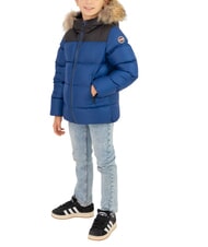 COLMAR E-CONCRETE KIDS Daunenjacke mit Kapuze Kapit&auml;n Schwarz Schwarz - Kinder Jacken - 1