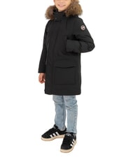 COLMAR NEWFUTURY KIDS Lange Steppjacke mit Kapuze - Kinder Jacken