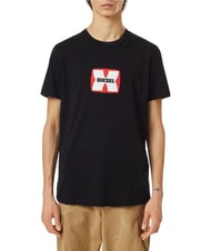 DIESEL T-DIEGOR Baumwoll-T-Shirt Schwarz - Herren-T-Shirts - 1