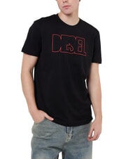DIESEL T-DIEGOR Baumwoll-T-Shirt Schwarz - Herren-T-Shirts - 1