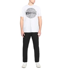 DIESEL T-JUST Baumwoll-T-Shirt Wei&szlig; - Herren-T-Shirts - 1
