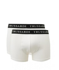 TRUSSARDI BRANDED ELASTIC Zwei Paar Boxershorts Wei&szlig; - Herrenslip - 1