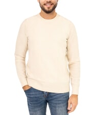 NORTH SAILS N|S Rundhalspullover mit Logostickerei - Herrenpullover
