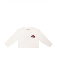 TOMMY HILFIGER TH KIDS Lang&auml;rmeliges T-Shirt mit Wappen - Kinder-T-Shirt