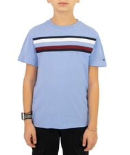 TOMMY HILFIGER TH KIDS Baumwoll-T-Shirt Juni-Iris - Kinder-T-Shirt - 1