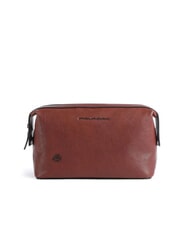 PIQUADRO BLACK SQUARE Kosmetiketui aus Leder - Beauty-Case