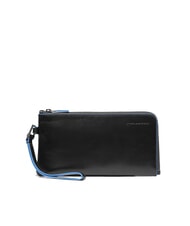 PIQUADRO BLUE SQUARE Herren-Clutch aus Leder mit Kartenhalter - Brieftaschen Herren